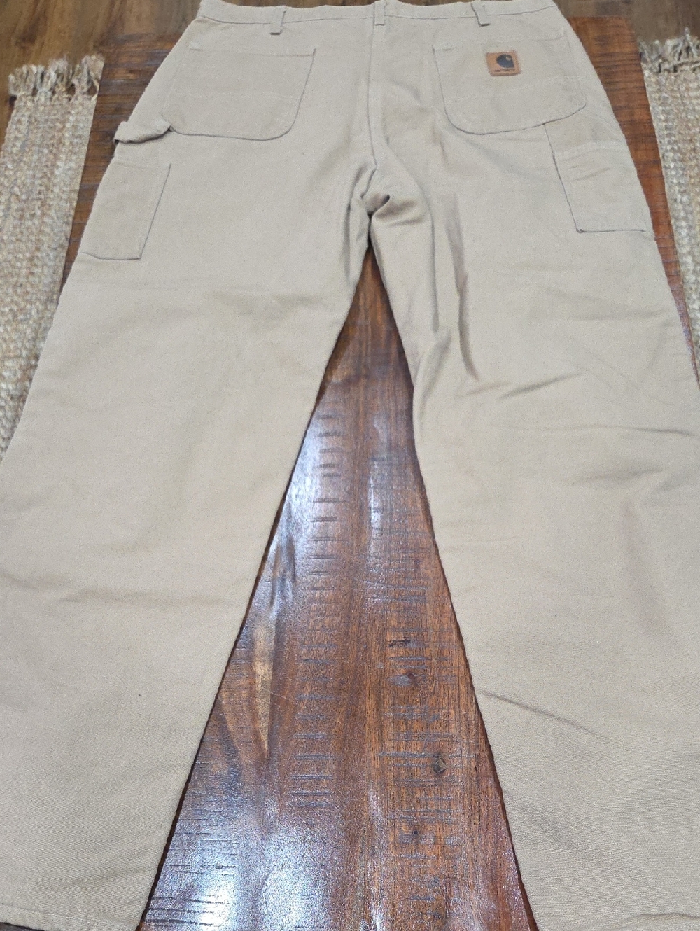Carhartt Lined Khaki Work Wear Jeans